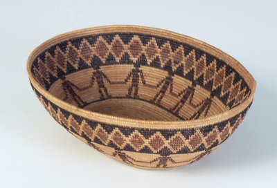 Cesta Ovalada, Cultura Yokuts, c.1990-15 de American School